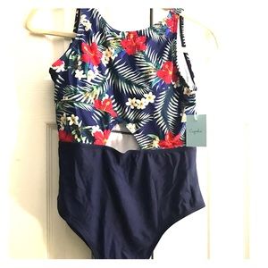 ONE PIECE CUP SHE BATHING SUIT